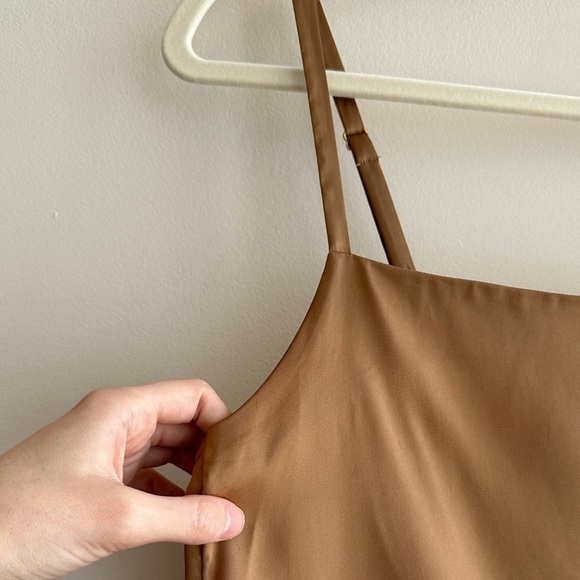 Soma Satin Tank Top, Beige/Tan, Size Medium - Picture 5 of 16